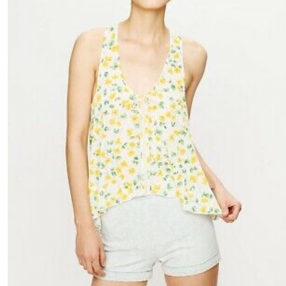 FREE PEOPLE Izzy Crochet Floral Top🌼